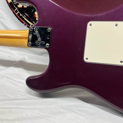 Fender Standard Stratocaster Strat Electric Guitar- Wine Red image 14