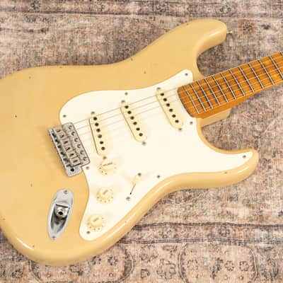 Fender Custom Shop Roasted Journeyman Relic '55 Stratocaster - 2017 NAMM Limited Edition - Desert Tan image 9