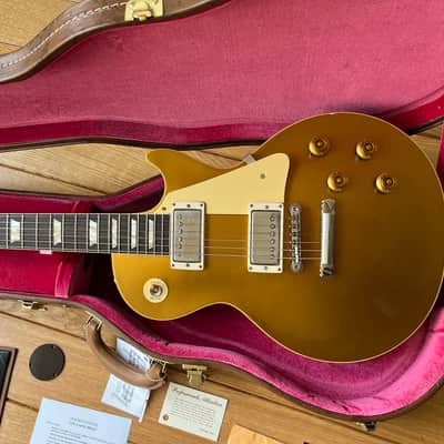 Gibson Custom Shop '57 Les Paul Goldtop Reissue 2019 - Present - Double Gold Dark Back VOS image 19