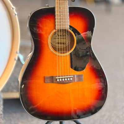 Fender CC-60S Concert Acoustic Guitar Sunburst image 1