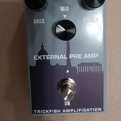 Trickfish Amplification External Pre Amp (EPA) Pedal 2026 - gray/purple image 3