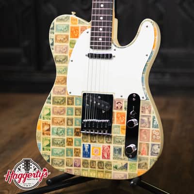Fender Custom Shop "Imagine" World Stamp Collection Telecaster Electric Guitar - Andorra with Hardshell Case - Floor Model image 1