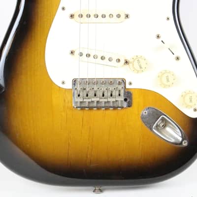 1987 Fender American Vintage 1957 Reissue Stratocaster '57 AVRI Sunburst +OHSC 3-Way Switch 1980s USA Strat image 7