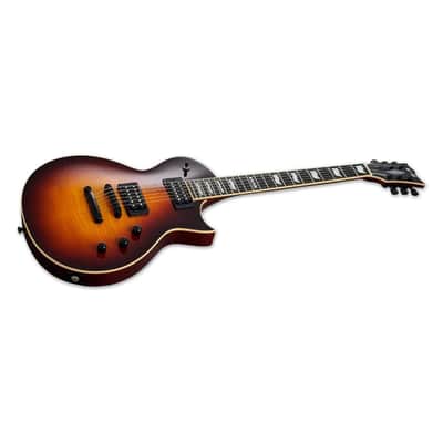 ESP E II Eclipse Full Thickness Right Handed Electric Tobacco Sunburst Guitar image 3
