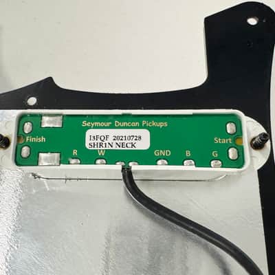 Seymour Duncan Triple Rails Loaded Black Pearl Pickguard Hot Rails Liberator System image 7