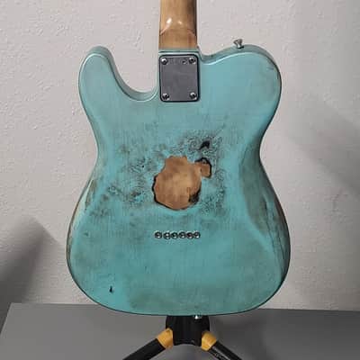 Turquoise Telecaster /. T-style Relic Telecaster 2020 - Turquoise image 2