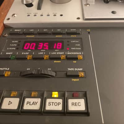 Studer 807 Professional Tape Recorder - wooden side panels and butterfly heads image 5