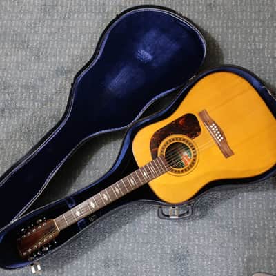 Vintage 1960s Giannini GS 680 12 String Acoustic Guitar Cedar Top Guitar Brazilian Rosewood Beautiful Lush Tones Case image 16