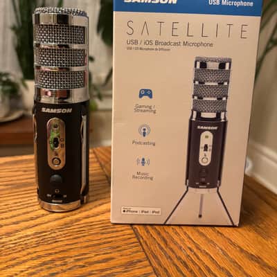Samson Satellite Multipattern USB/iOS Condenser Microphone 2019 - 2020 - Black image 2
