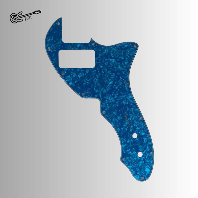 Blue Pearl Telecaster Thinline Humbucker Pickguard-Blue Pearl image 1