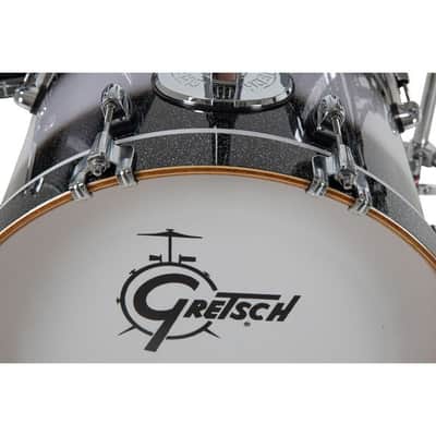 Gretsch Catalina Club Limited Edition Black Silver Duco Sparkle Lacquer 16" image 6