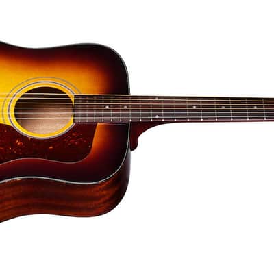 Guild D-40 Traditional Acoustic Guitar w/Case - Antique Burst image 4