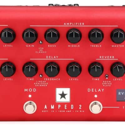 Blackstar Dept. 10 AMPED 2 100-watt Guitar Amplifier Pedal (AMPED2d1) image 1