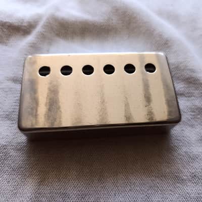 ThroBak P.A.F. Repro Pickup Cover - Brite Nickel (Aged by use) image 1