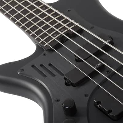 Schecter Stiletto-5 Stealth Pro LH - Satin Black (2274) image 13