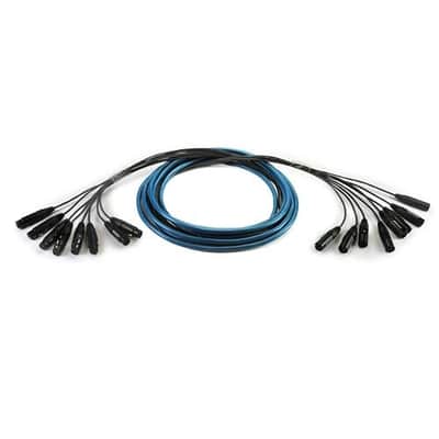 Whirlwind Medusa Multitrack Series 50' 8 Channel 3-Pin XLR Male to XLR Female Fanout Snake Cable image 1