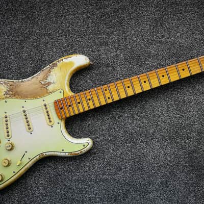 Vtt Relics Strat 50's - Blond Hardtail (with checking) image 2