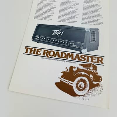Peavey Mark IV Bass Roadmaster & Scorpion 3-Piece Flyer Set 1982 image 6