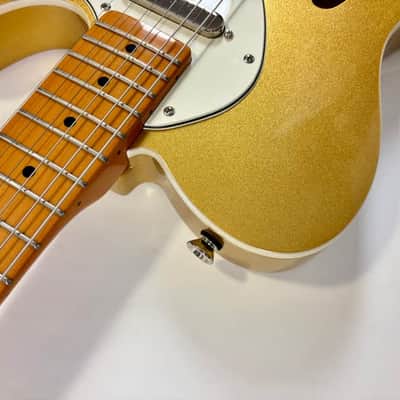 Fender Squier Telecaster Thinline '60s Classic Vibe 2022 - Aztec Gold image 14