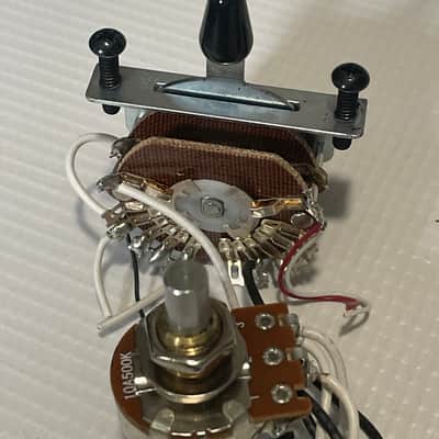 2020's Era MIM Charvel San Dimas Pro Mod 2H Guitar Complete Electronics Wiring Volume Pot Jack image 6