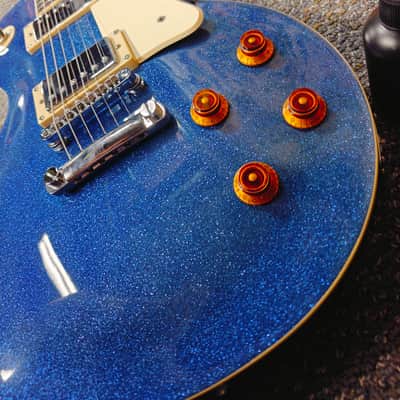 Epiphone Limited Edition Les Paul Standard 2001 - Blue Sparkle image 6