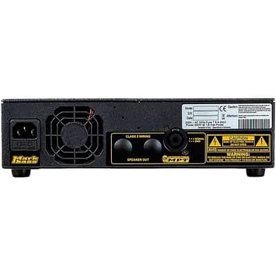 Markbass  Little Mark Vintage 1000 58R 1000W Bass Amplifier Head - Black & Yellow image 3