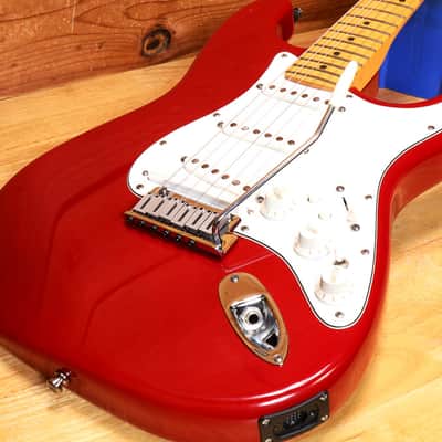 RARE! 1995 American Standard Fender GC-1 GK Roland Ready Stratocaster Lipstick Red! USA Strat! +OHSC 99572 image 12