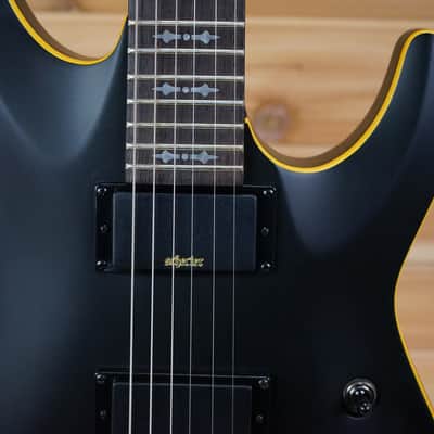 Schecter Demon-6 - Aged Black Satin image 4