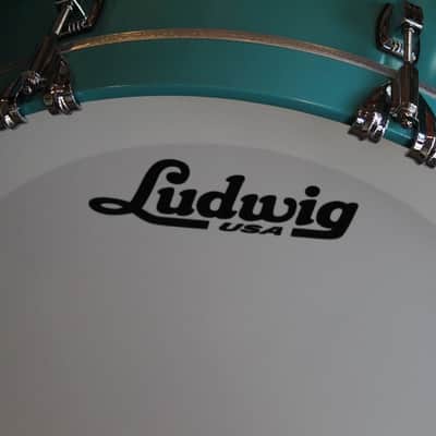 LUDWIG Classic Maple Downbeat Heritage Blue 20x14, 12x8, 14x14 image 6