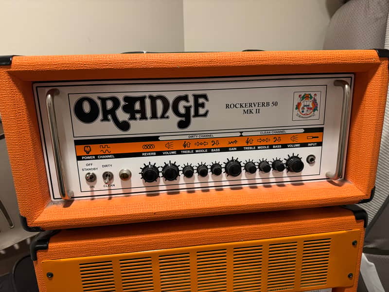 Orange Rockerverb 50 MK II 2-Channel 50-Watt Guitar Amp Head