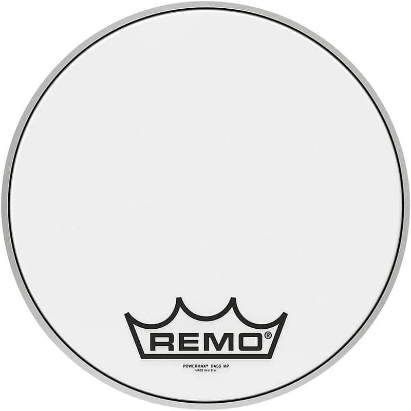 REMO Power Max bass drum head - ultra white 14" NEW image 1