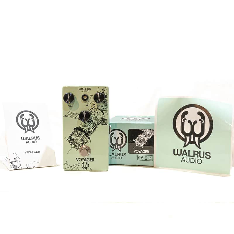2016 Walrus Audio Voyager V1 Preamp / Overdrive Pedal – Original Version – Box & Sticker image 1
