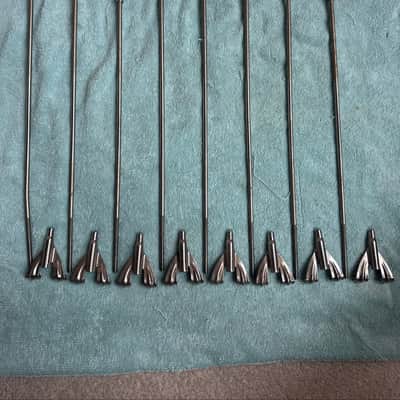 Ludwig 8 Bass Drum Bow Tie Tension Rods and Claws - Transition Badge era 50s 60s - Nickel image 1