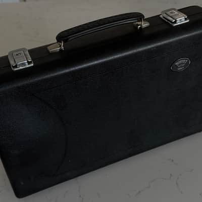 Buffet Crampon  B-12 Bb Clarinet with original hard shell plastic molded case. - Black (resin/composite) body, and Silver/nickel keys image 20