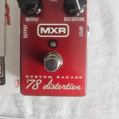 Mxr  78 distortion pedal in mint condition in the box with paperwork 78 distortion pedal image 2