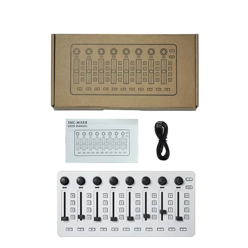 M-vave SMC-MIXER MIDI controller equipped with wireless functionality for music production,price include the import duty to US buyer image 1