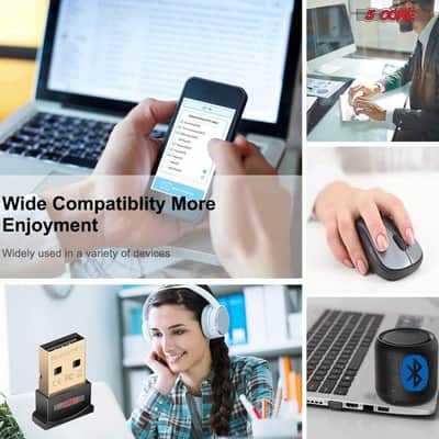 5 Core 50 Pieces Bluetooth 4.0 USB 2.0 CSR 4.0 Dongle Adapter for PC LAPTOP WIN XP 7 8 10 DONGLE BT 50PCS imagen 10