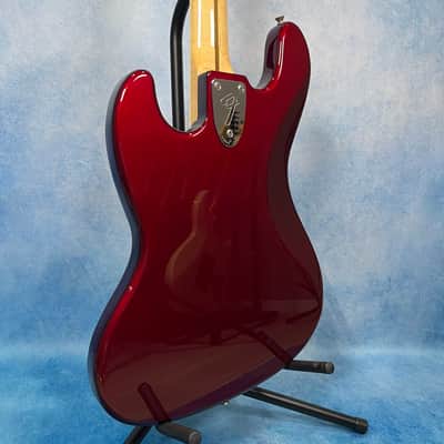 2006 Fender JB-75 US Jazz Bass Old Candy Apple Red, Crafted in Japan, CIJ image 13