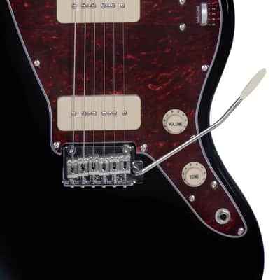 Tagima TW61 BK-DF/TT Offset Electric Guitar w/P90s, Black - B stock - Jazz Mastr image 2