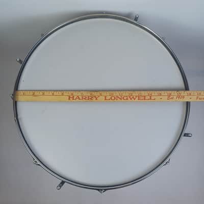 Slingerland 16x18"Chrome Over Wood Floor Tom Magnum Vintage 3ply Maple Drum 1970 image 16