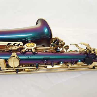 LA Sax Alto Saxophone, with high G key - Chameleon Color image 8