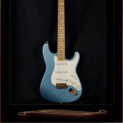 Fender Custom Shop 1958 Reissue Stratocaster 1997 Ice Blue Metallic image 4