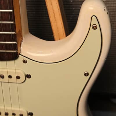Fender Stratocaster 1964 Olympic White Refin Frankenstart image 4