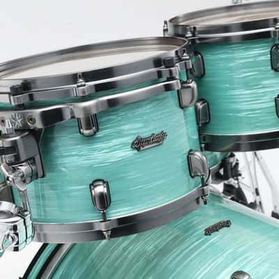 Tama 1B-MR42TZUSSG Starclassic Maple Shell Kit 4 teilig - Surf Green Silk/Smoked Black Nickel Hardware – B-Stock image 8