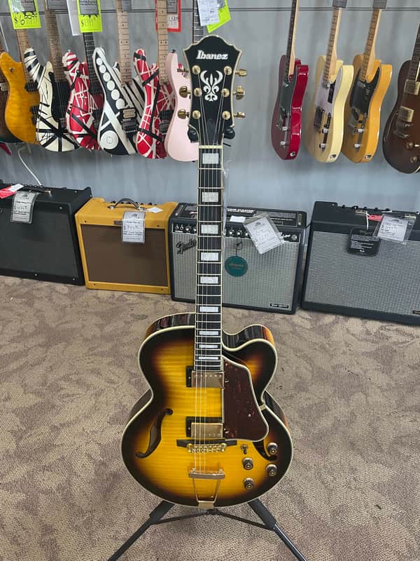 Brand New Ibanez AF95FM-AYS Artcore Expressionist 2018 - Present - Antique Yellow Sunburst image 1