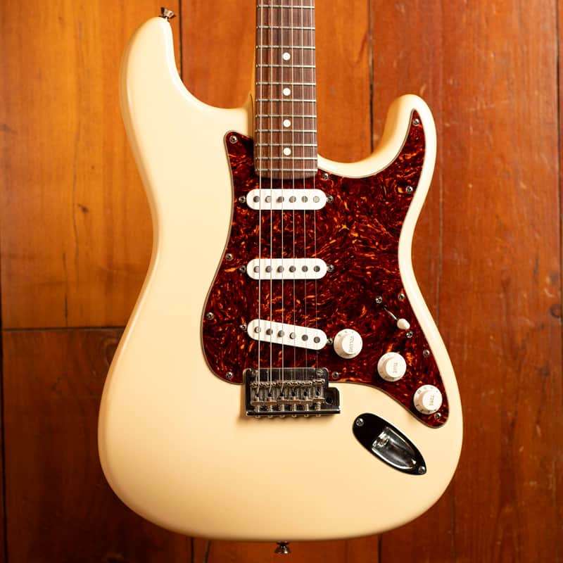Fender American Standard Stratocaster RW Vintage White image 1
