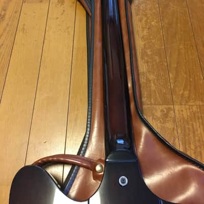 Greco TB 750 Thunderbird bass 1990 Tobacco burst classic MIJ with original leather gigbag image 10