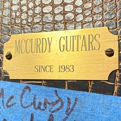 1996 McCurdy "Vie et Arte" Acoustic Archtop with One Piece Back image 16