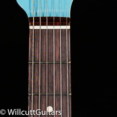 Fender Custom Shop 1962 Jaguar Time Capsule Finish Painted Head Cap Daphne Blue (137) image 9