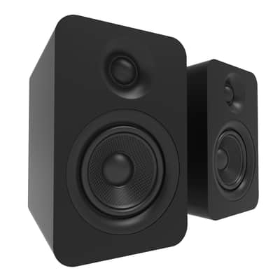 Kanto Passive 4" Speakers with 1" Silk Dome Tweeter and 4" Kevlar Woofer - Black, Pair image 3